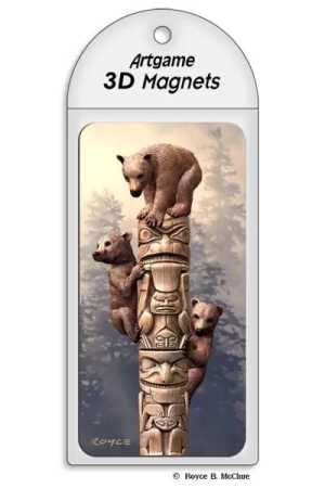 3D Magnet Braunbären